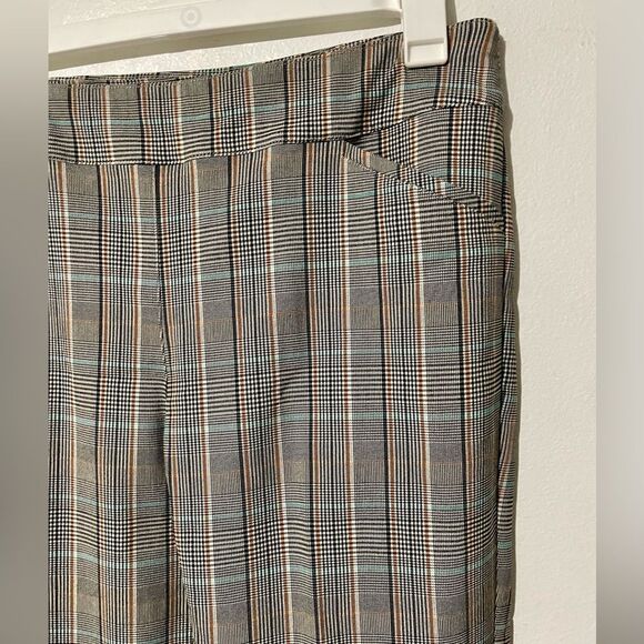 talbots trouser Gray Plaid Office Business Casual Women’s 16 - Picture 3 of 6